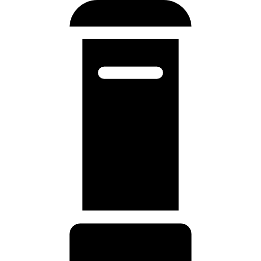 caixa de correio Basic Rounded Filled Ícone