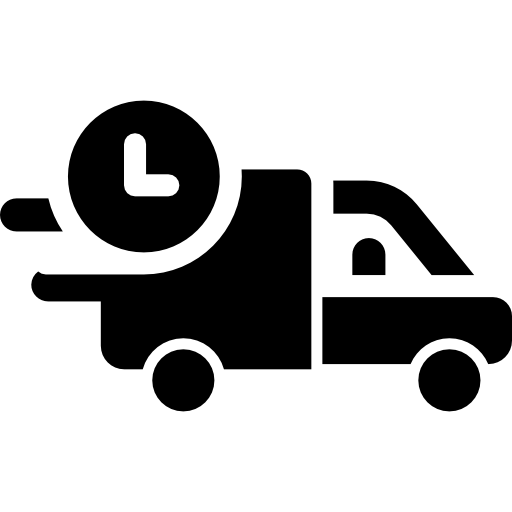 camión de reparto Basic Rounded Filled icono