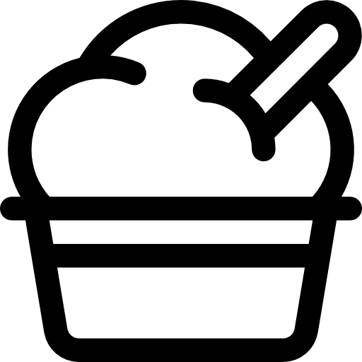 dessert Basic Rounded Lineal icon