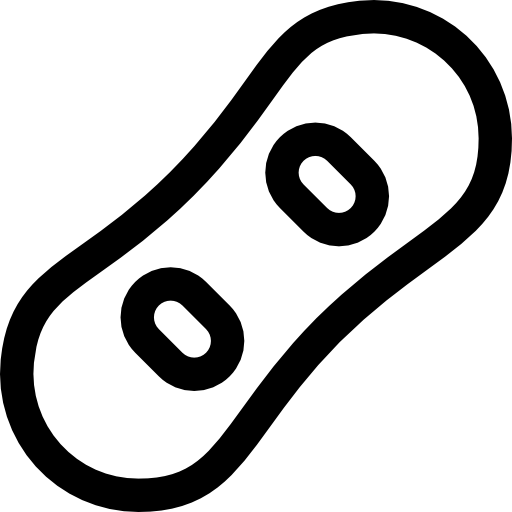 snowboard Basic Rounded Lineal icono