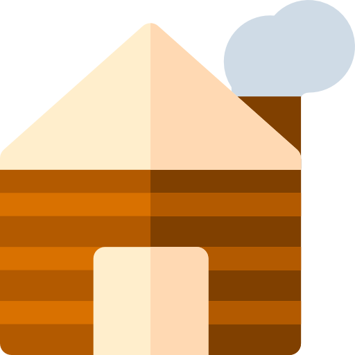 Cabin Basic Rounded Flat icon