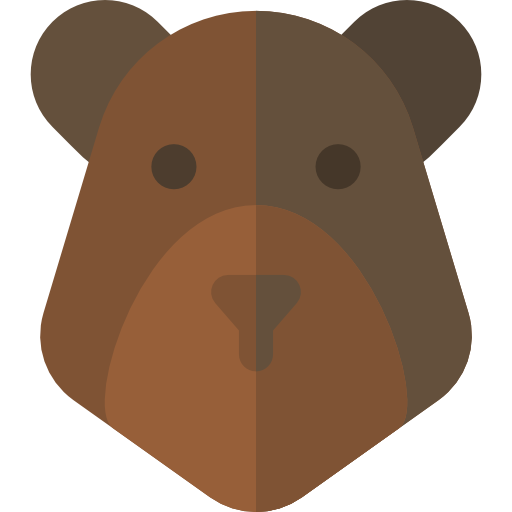 곰 Basic Rounded Flat icon