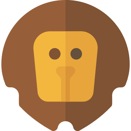 ライオン Basic Rounded Flat icon