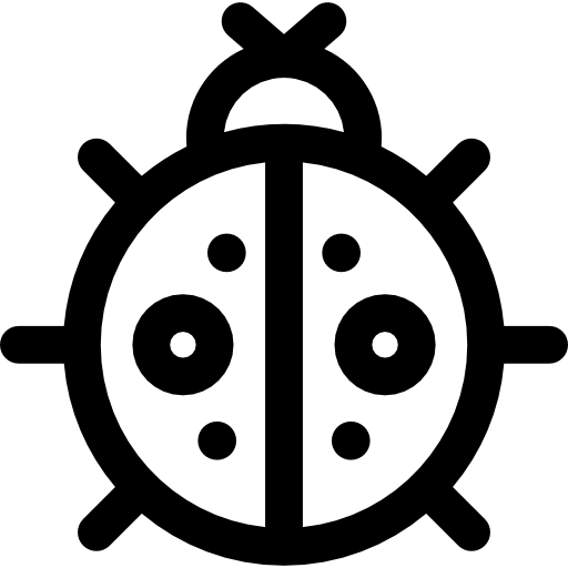 무당 벌레 Basic Rounded Lineal icon