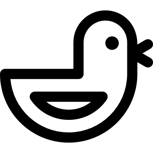 kurczak Basic Rounded Lineal ikona