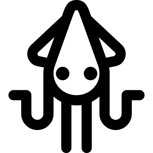 Squid Basic Rounded Lineal icon