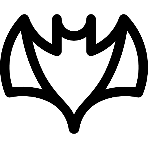 murciélago Basic Rounded Lineal icono