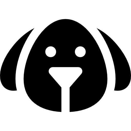 犬 Basic Rounded Filled icon