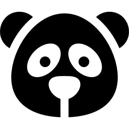 Панда Basic Rounded Filled иконка