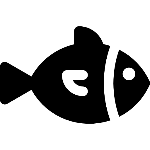 Fish Basic Rounded Filled icon