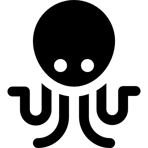 Octopus Basic Rounded Filled icon