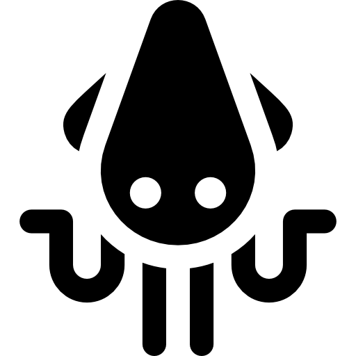 Squid Basic Rounded Filled icon