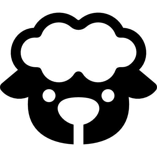 Sheep Basic Rounded Filled icon