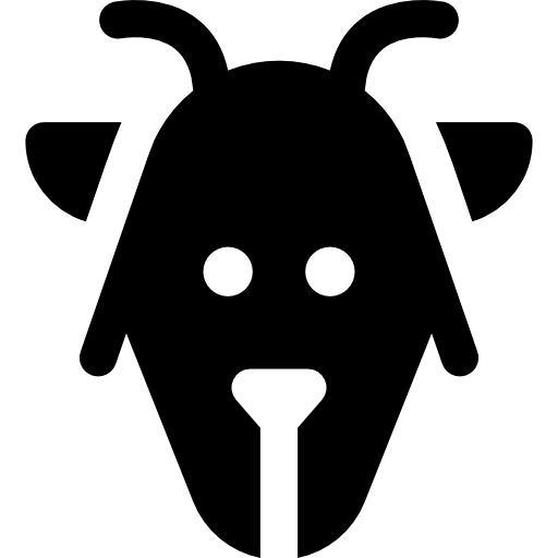 Goat Basic Rounded Filled icon
