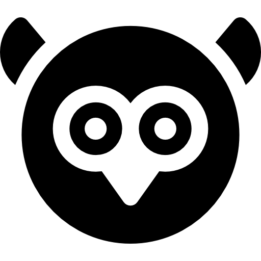 Owl Basic Rounded Filled icon