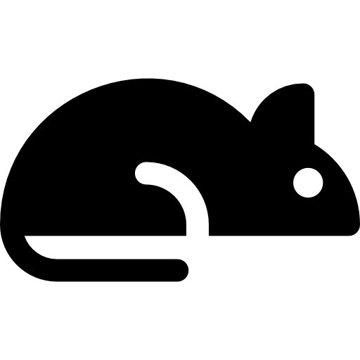 szczur Basic Rounded Filled ikona