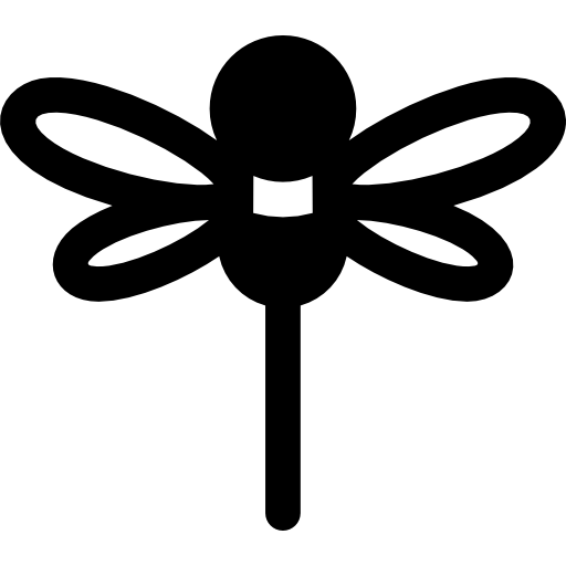 libélula Basic Rounded Filled icono