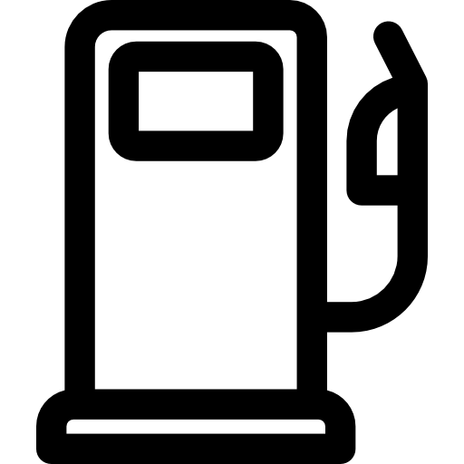 ガソリンスタンド Basic Rounded Lineal icon