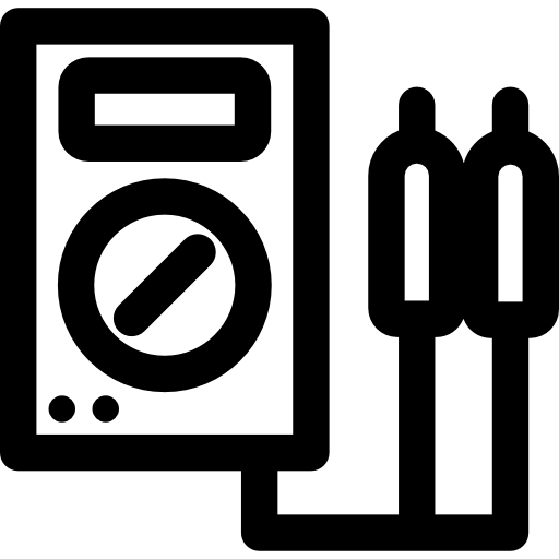 voltmeter Basic Rounded Lineal icon
