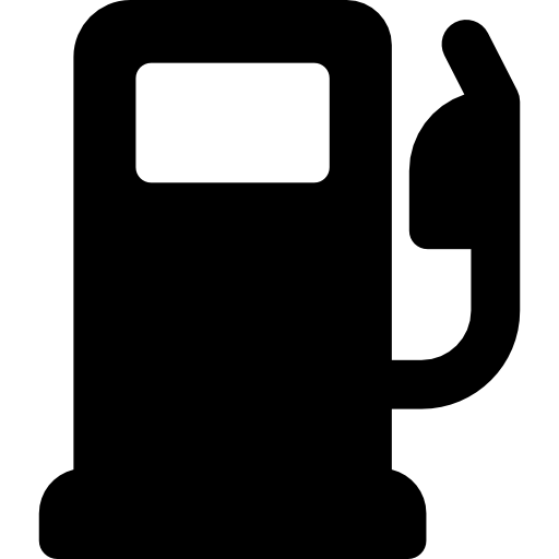 gasolinera Basic Rounded Filled icono