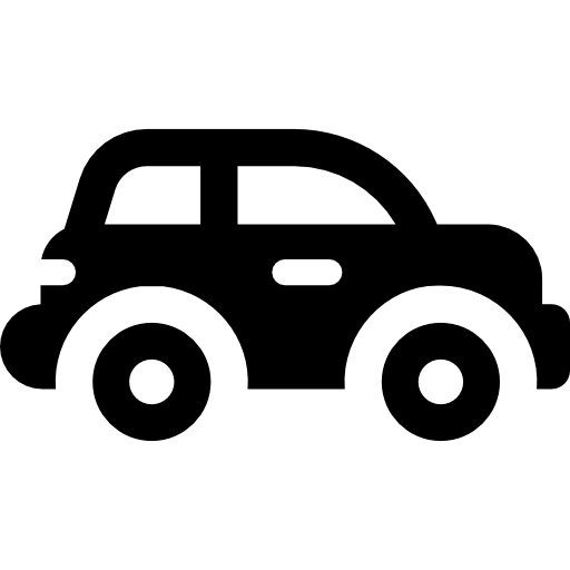 Car Basic Rounded Filled icon