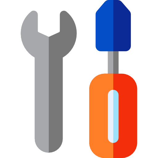 outils Basic Rounded Flat Icône