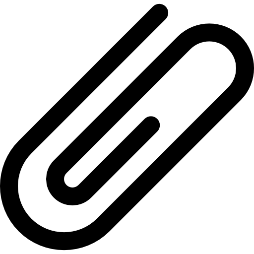 adjuntar Basic Rounded Lineal icono