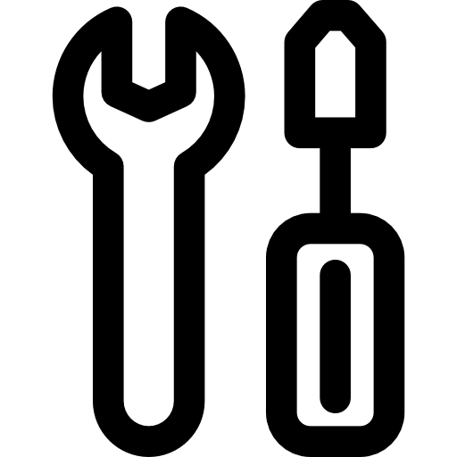 narzędzia Basic Rounded Lineal ikona