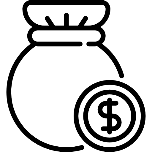 torba z pieniędzmi Special Lineal ikona