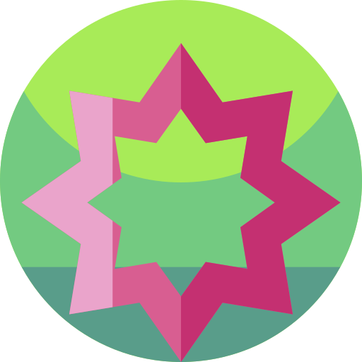 symbool Geometric Flat Circular Flat icoon