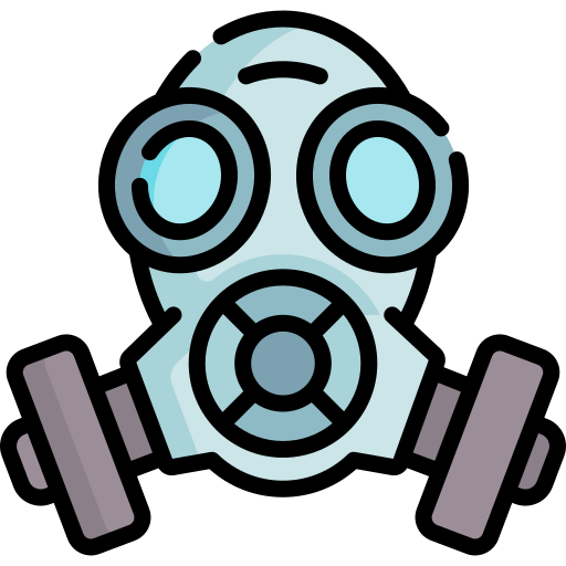 Gas mask Special Lineal color icon