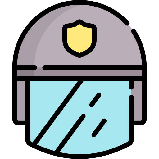 警察のヘルメット Special Lineal color icon