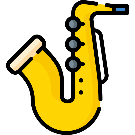 saksofon Special Lineal color ikona