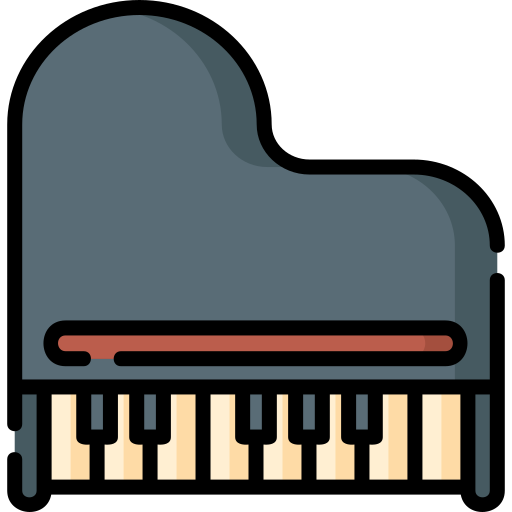 piano de cola Special Lineal color icono