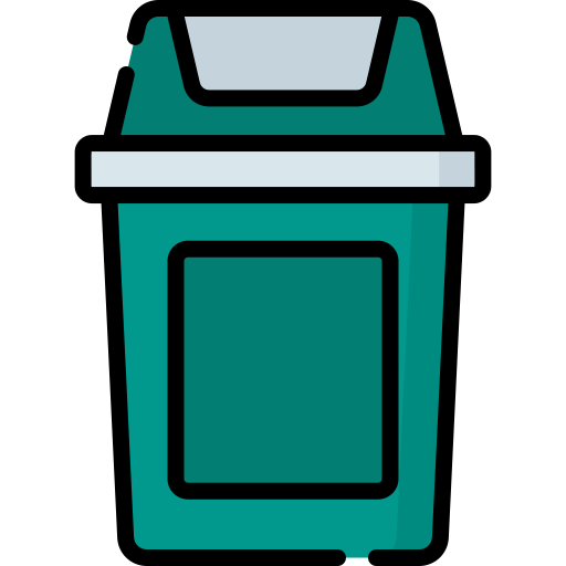 Trash can Special Lineal color icon