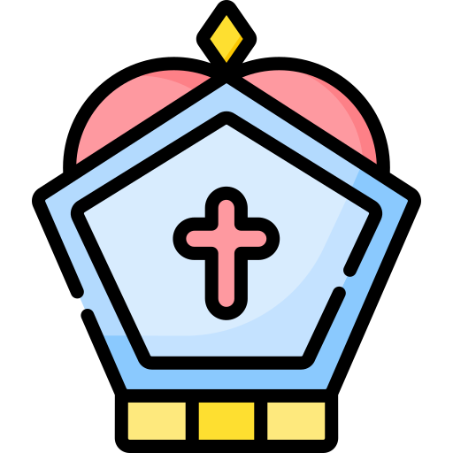 korona papieża Special Lineal color ikona