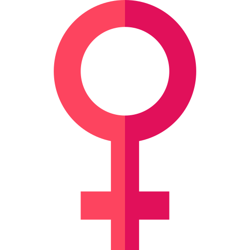 mujer Basic Straight Flat icono