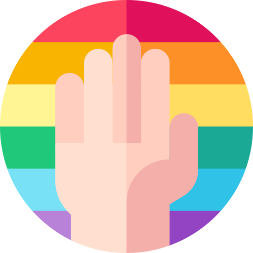 Homophobia Basic Straight Flat icon