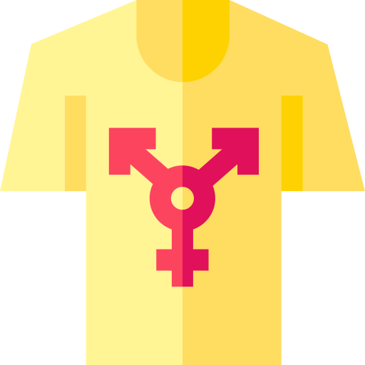 biseksualny Basic Straight Flat ikona