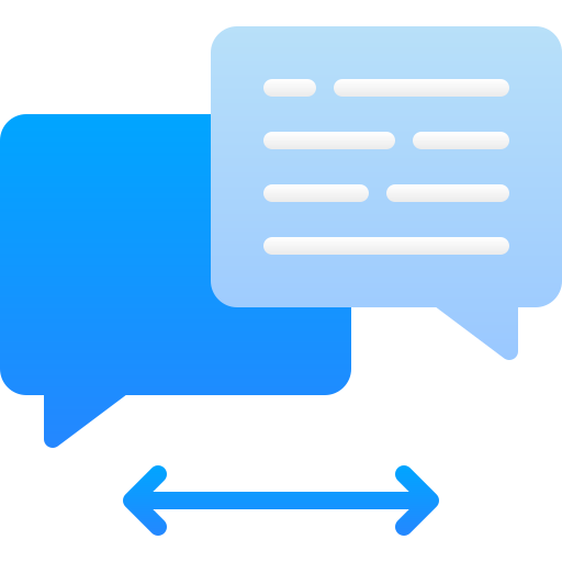 Chatting Generic Flat Gradient icon