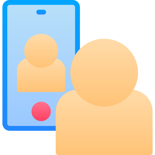 Video call Generic Flat Gradient icon