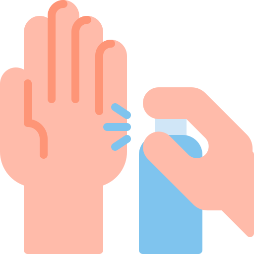 Hand sanitizer Berkahicon Flat icon