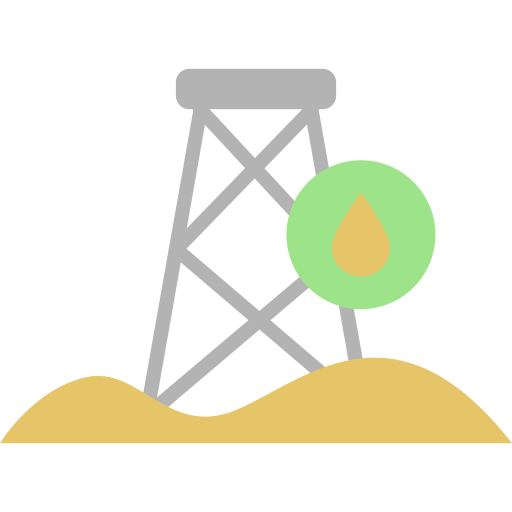 torre petrolifera Generic Flat icona