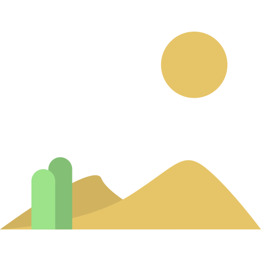 desierto Generic Flat icono