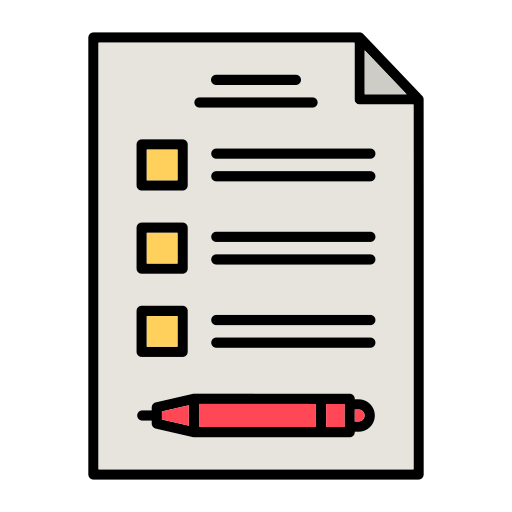 Contract Generic Outline Color icon