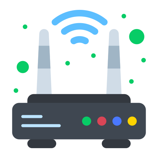 router Flatart Icons Flat icoon