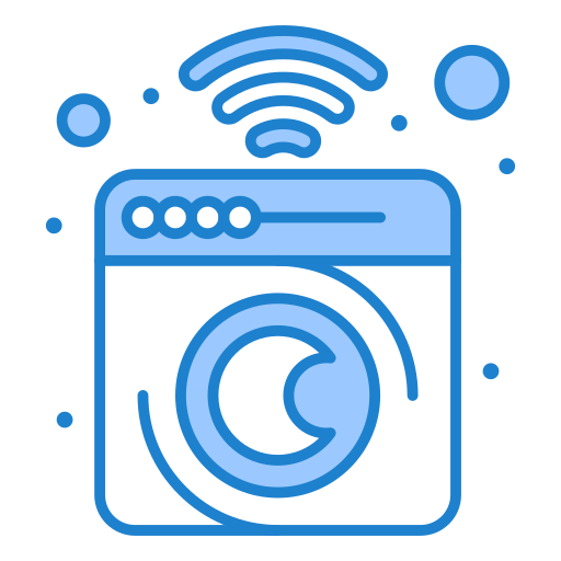 スマート洗濯機 Generic Blue icon