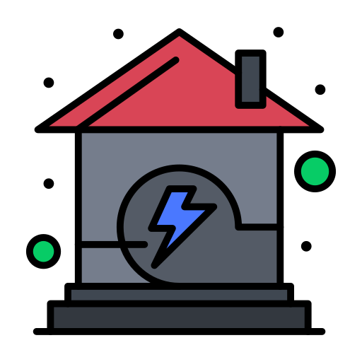 House Flatart Icons Lineal Color icon