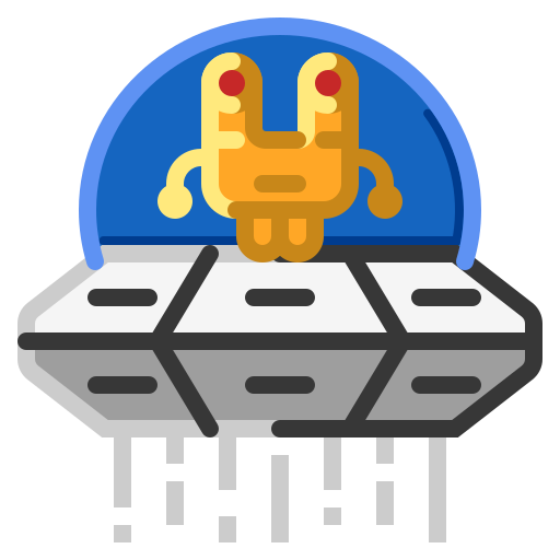 Alien ship PMICON Flat icon