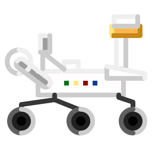 rover lunar PMICON Flat icono